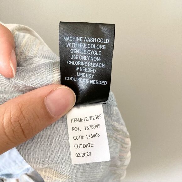 Torrid LIGHT BLUE FEATHER CHALLIS TIE MIDI DRESS 00 M 10 - Picture 7 of 7